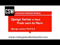 Django part 7 2 hindi How to make question answer model for question answer website for beginner