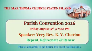 MTCSI - Parish Convention Day 1