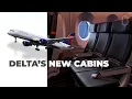 Nice Delta s New Cabin Interiors For Boeing 757s Airbus A350s