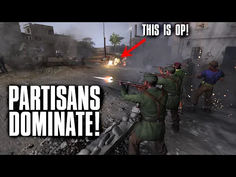 NEW PARTISAN BATTLEGROUP IS INSANE! - 3v3 - Company of Heroes 3