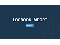 How-To Logbook Import