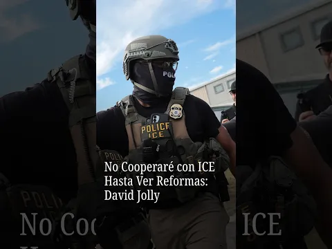 No Cooperaré con ICE Hasta Ver Reformas: David Jolly