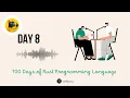 Day 8 100 Days of Rust Programming Language