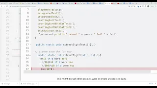 Radix sort Implement the extract digit method