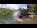 The Rock at Meads Quarry Lake in IJAMS Nature Center Park 8-12-18
