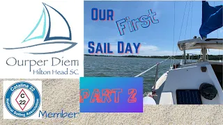 How to sail a small sailboat (on our Catalina 22)