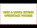 Unix Linux Extend OpenStack Volume