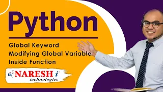 Modifying Global Variable Inside Function Global Keyword in Python Python Tutorial Naresh IT