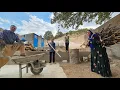 From an old hut to a new house Taban and Sakineh bring firewood and finish the master s cement work