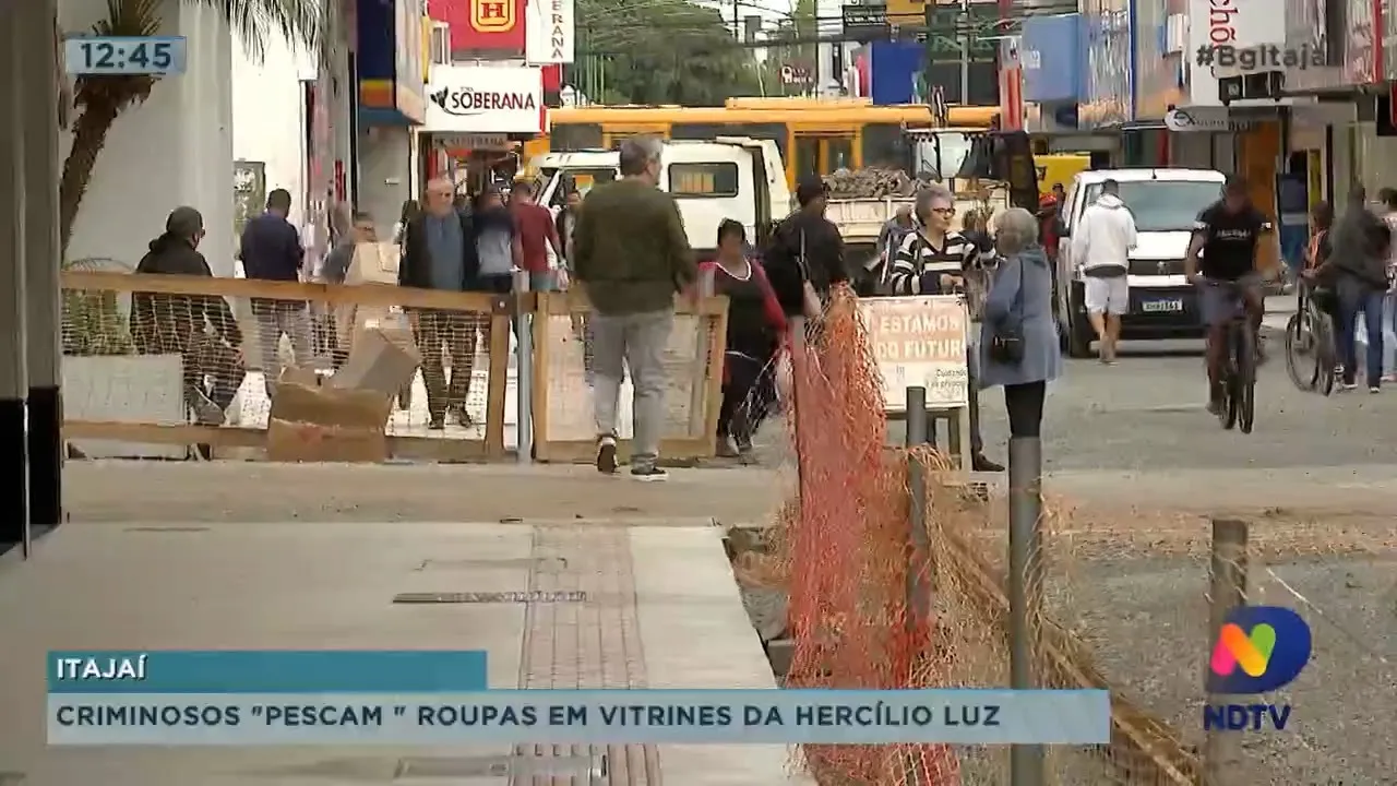 Comerciantes da rua Hercílio Luz reclamam do aumento de furtos no calçadão