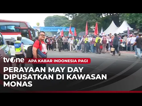 Perayaan May Day 2026, Buruh Merapat Ke Monas