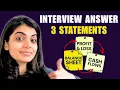 Most Asked Finance Interview Question Master 3-Statement Linkage for ER IB Interviews