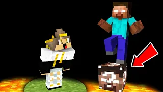 سباق بلوكات الحظ الهيروبراين في ماين كرافت اقوي لكي بلوك 