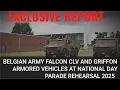 Download Lagu Belgian Army Falcon  CLV and Griffon Armored Vehicles at National Day Parade Rehearsal 2025