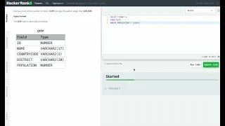 Hackerrank SQL Solution Basic SQL - Revising Aggregations