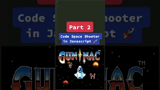 Code Space Shooter in Javascript in 1 minute