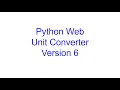 Unit Converter Web Application Version 6 Learn Python From Scratch 24 Kovolff
