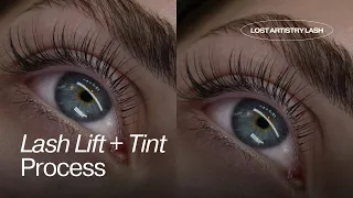 Lash Lift and Tint Process Step by Step Tutorial from start to finish