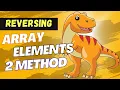 Reversing Array elements in c program using swapping method