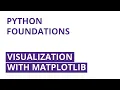 Visualization with MatPlotLib Python Foundations Part
