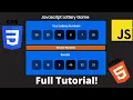 Build A Javascript Lottery Card Generator Using Javascript HTML CSS