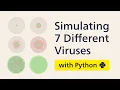THE SPREAD OF 7 EPIDEMICS Python animated visualization