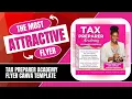 Tax Preparer Academy Flyer Canva Template
