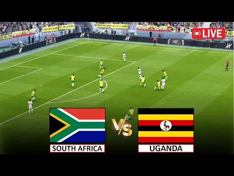 Video Thumbnail: 🔴Live : South Africa vs Uganda I African Nations Championship Match Stream I eFootball Pes21 Games