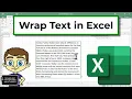 Excel Quick Tip How to Wrap Text