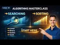 Introduction to Searching Sorting Algorithms Linear Binary Bubble Sort Ep 35