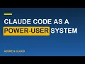 Claude Code as a Power-User System - CLAUDE md Memory Skills Subagents