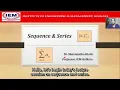 Sequence and Series - Lecture 4
