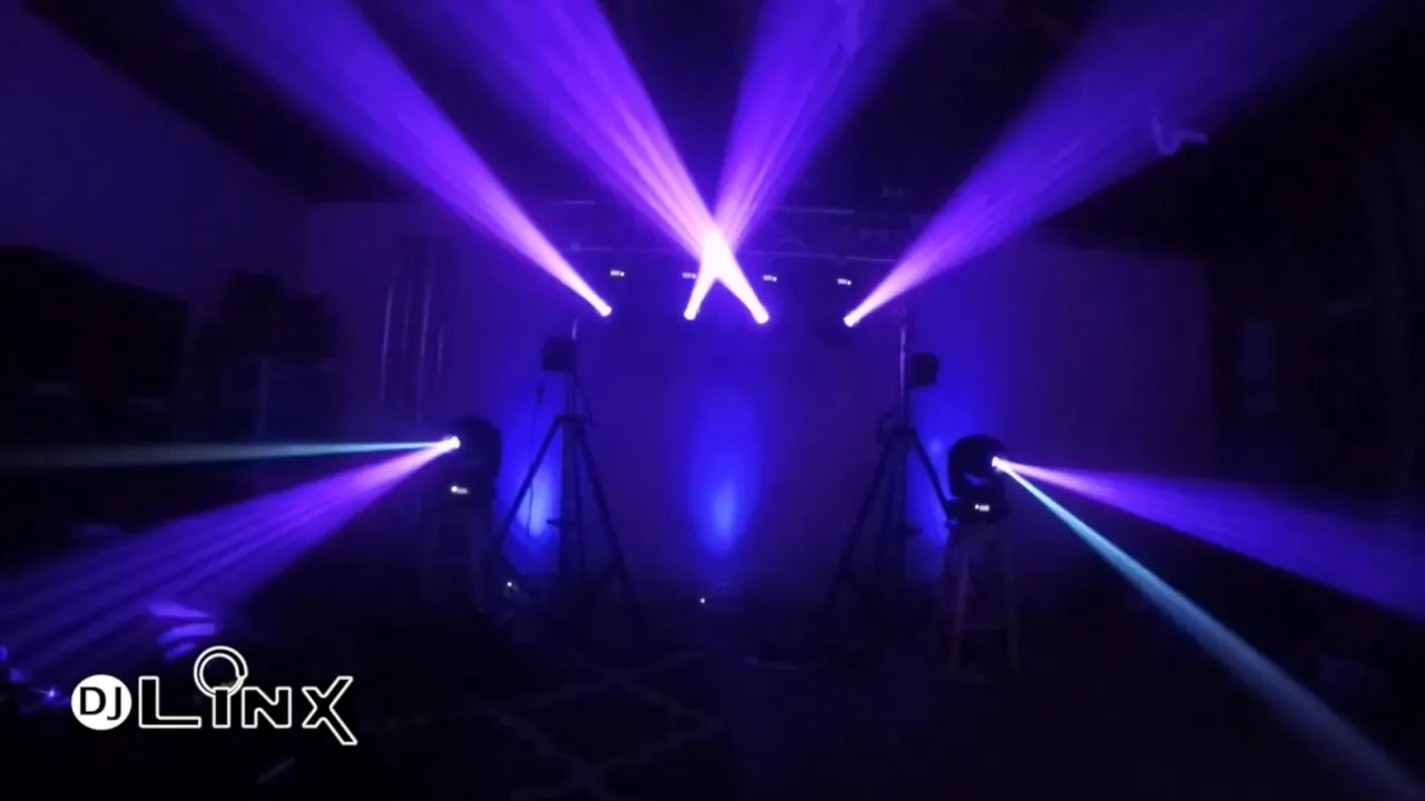 ADJ Airstream DMX Bridge Test light show - DJ Linx