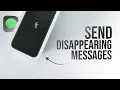 How to Send Disappearing Messages on iPhone explained
