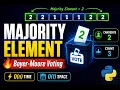 Majority Element Boyer-Moore Voting Algorithm Optimal Solution Python LeetCode 169 Tamil