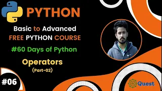 Day-06 60 Days of Python Advanced Python Python Bangla Tutorial Complete Course Learn Python