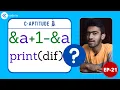 Pointer Arithmetic C-Aptitude Ep - 21 Interview Preparation Tamil code io
