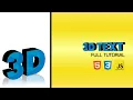 CSS Javascript Text Animation Tutorial Create 3D Text without Animation