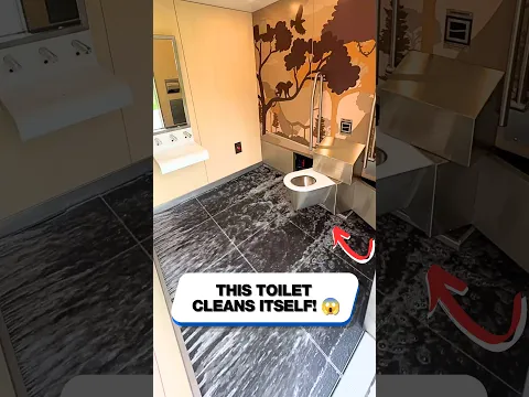 This Toilet Cleans Itself! 😱