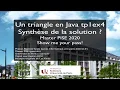 Cours Java 3 Synthetiser l algo d affichage d un triangle ASCII