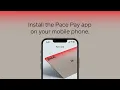 Pace Card - setting up and using your account