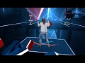 Beat Saber Hollywood s Bleeding by Post Malone VR Mixed Reality Gameplay