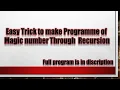 Magic Number Programme In Java Using Recursion Full Program Is In Comment Box Pranjul Gupta