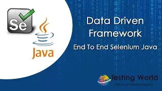 Data Driven Framework - End to End Selenium Java