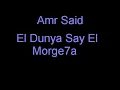 Amr Said - El Donia Zai el Morgeha // عمر السعد - الدنيا زى المرجيحه