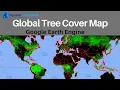 Global Tree Cover Mapping using Hansen Global Forest Change on Google Earth Engine