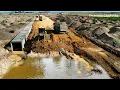 Download Lagu Excellent Techniques Operator Use Strong Power New Bulldozer Pushing Dirt Make New System Drainage
