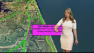 Traffic patterns for the Donna Marathon