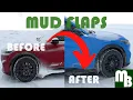 Do Mud Flaps Splash Guards really work Before After comparison Ford Mustang Mach E AOSK Result