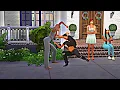 Ahna Mac VS Dj Sky High Baby Baddies East Sims 4 version